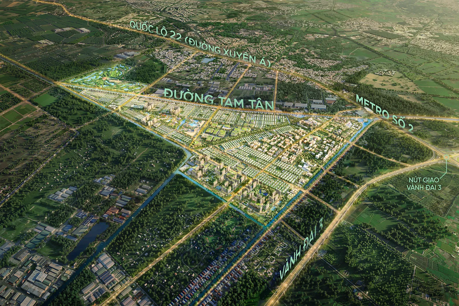 Phối cảnh tổng thể Vinhomes Sài Gòn Park